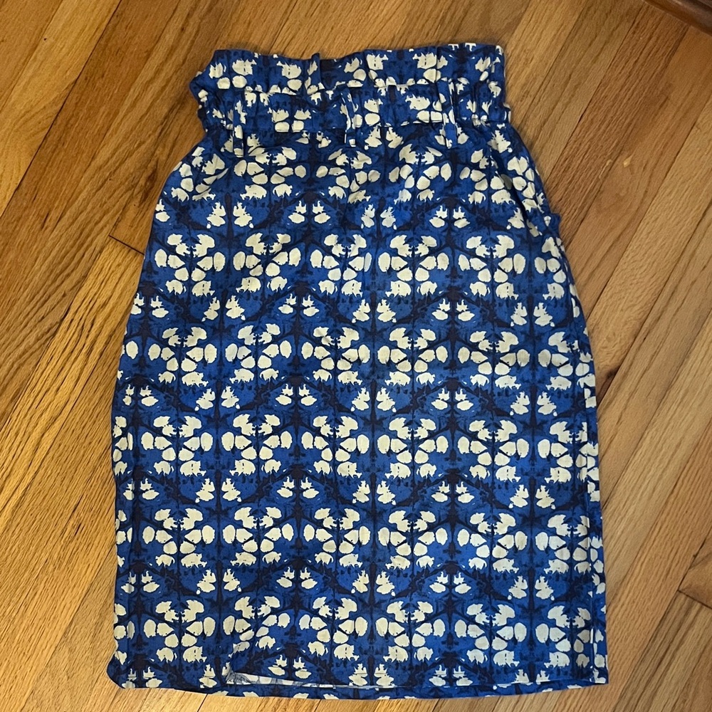 Porridge Anthropology Batik Paper Bag Midi Skirt Petite Small - Picture 9 of 10